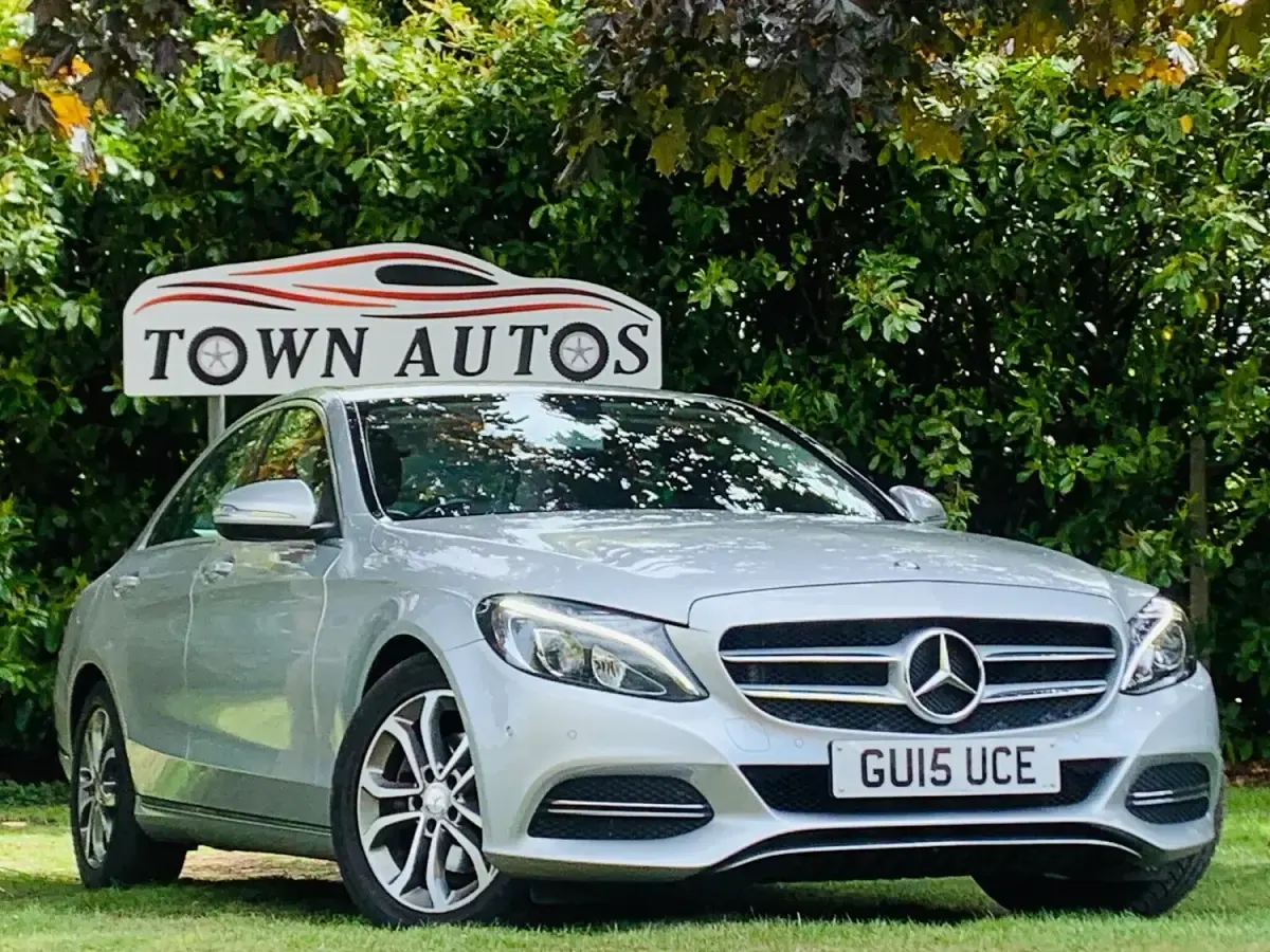 Used Mercedes C200 2015 Silver Sedan