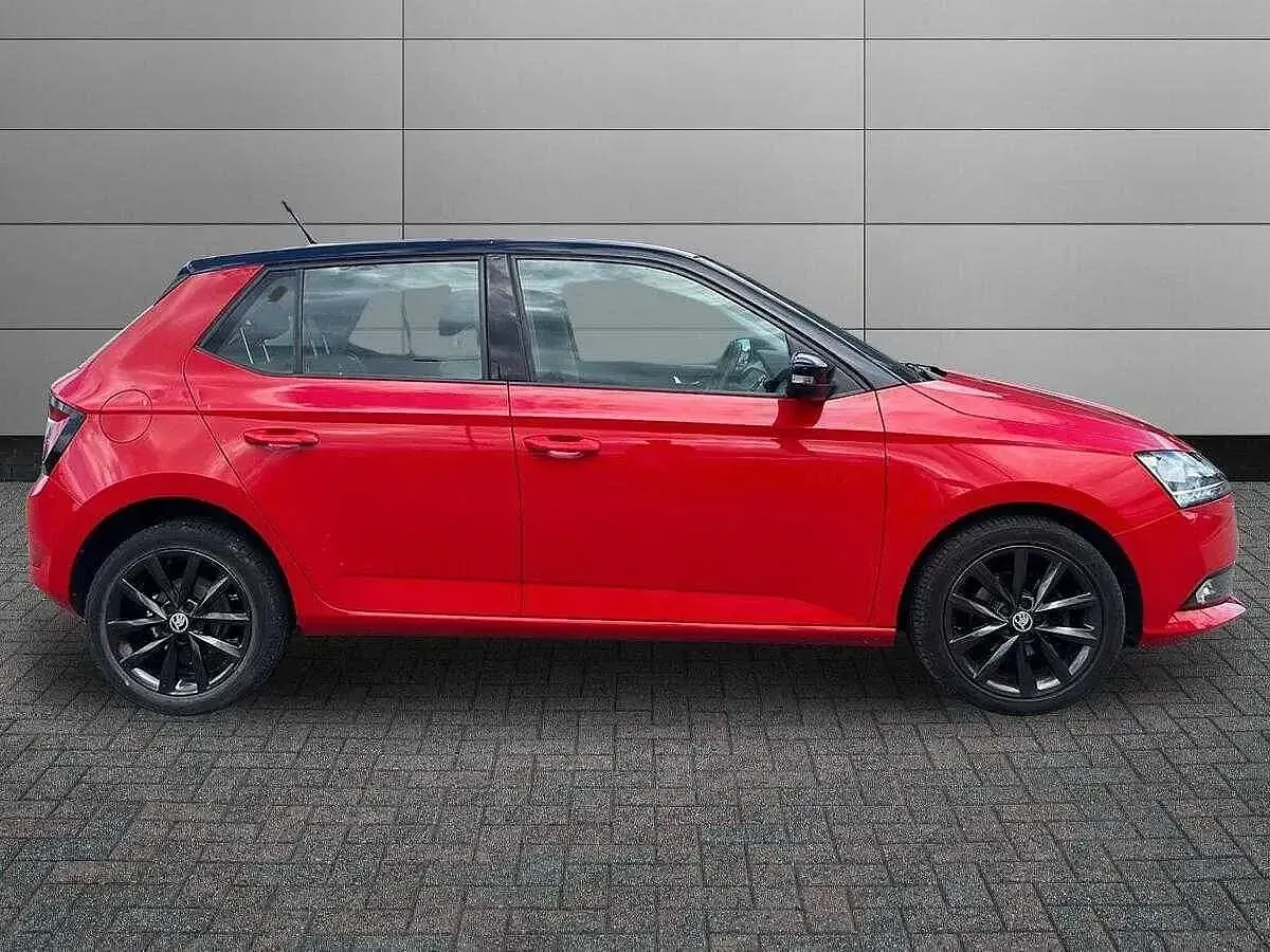 Used Skoda Fabia Colour Edition 94 HP (69 kW) 2020 Corrida red black magic pearl effect Hatchback