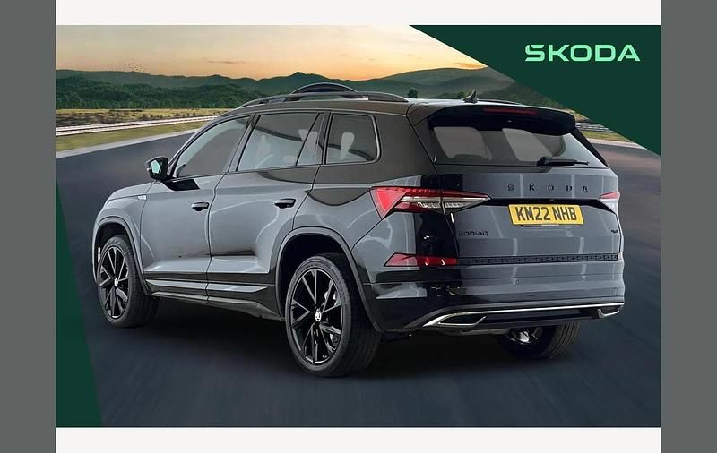 Used Skoda Kodiaq SportLine 200 HP (147 kW) 2022 Black SUV