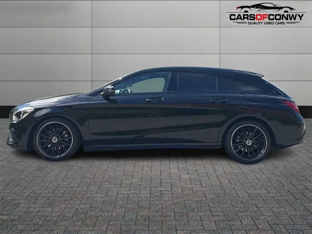 Used Mercedes CLA220 Shooting Brake AMG line 170 HP (125 kW) 2018 Black Estate