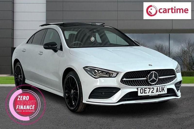 White Used 2022 Mercedes CLA250e AMG line Sedan | £23,650 (Fair price) - Image 1/3