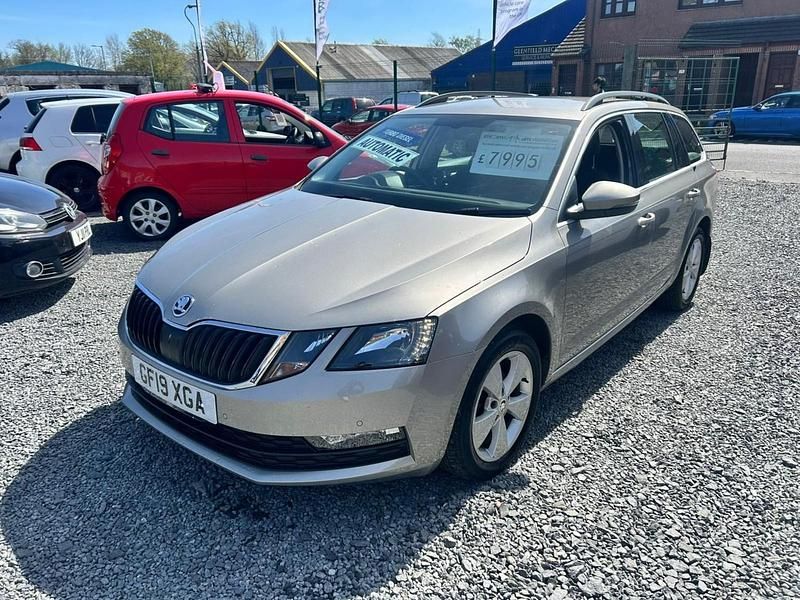 Used Skoda Octavia SE Technology 116 HP (85 kW) 2019 Beige Estate