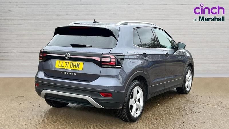Used VW T-Cross SEL 110 HP (80 kW) 2021 Grey SUV