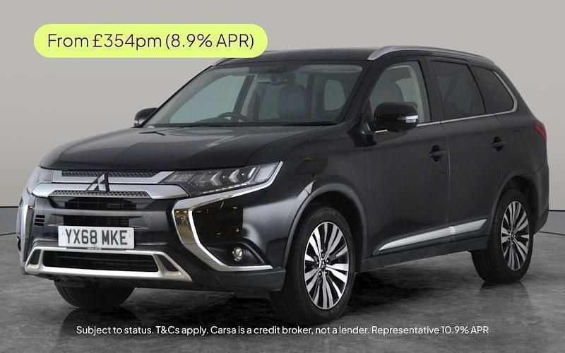 Black Used 2018 Mitsubishi Outlander SUV | £13,394 (Fair price) - Image 1/2