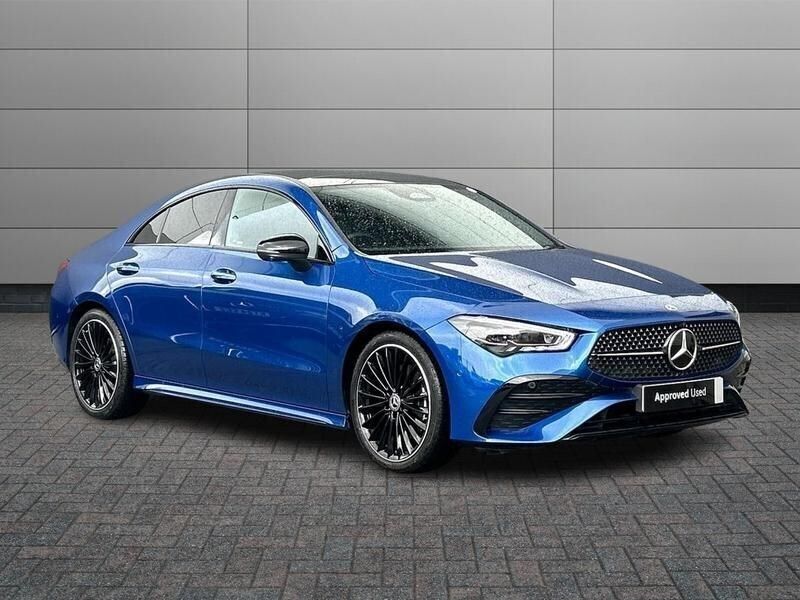 Blue Used 2024 Mercedes CLA220 AMG Line Premium Plus Sedan | £33,995 (Fair price) - Image 1/4