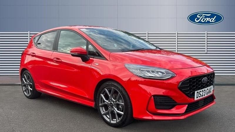 Red Used 2023 Ford Fiesta ST-Line Hatchback | £14,465 (Fair price) - Image 1/3