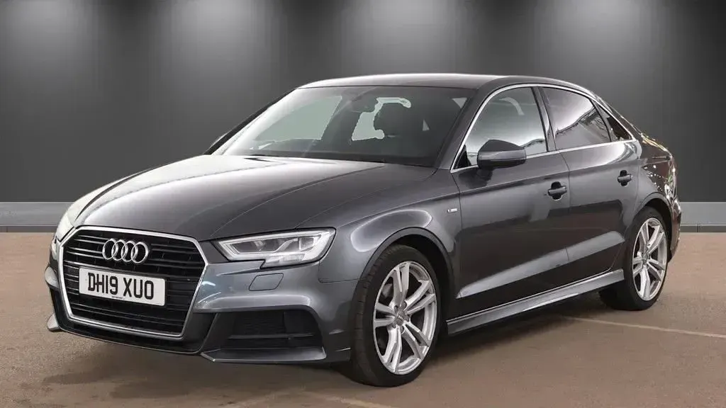 Used Audi A3 S-Line 116 HP (85 kW) 2019 Grey Sedan