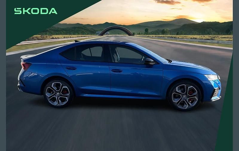 Used Skoda Octavia vRS 241 HP (177 kW) 2022 Blue Hatchback
