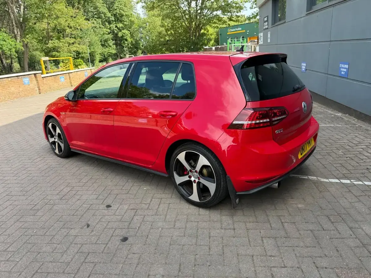 Used VW Golf VII GTI 2017 Red Hatchback