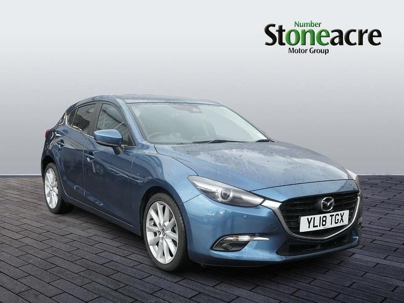 Blue Used 2018 Mazda 3 Inclusive Hatchback | £12,995 (Fair price) - Image 1/4