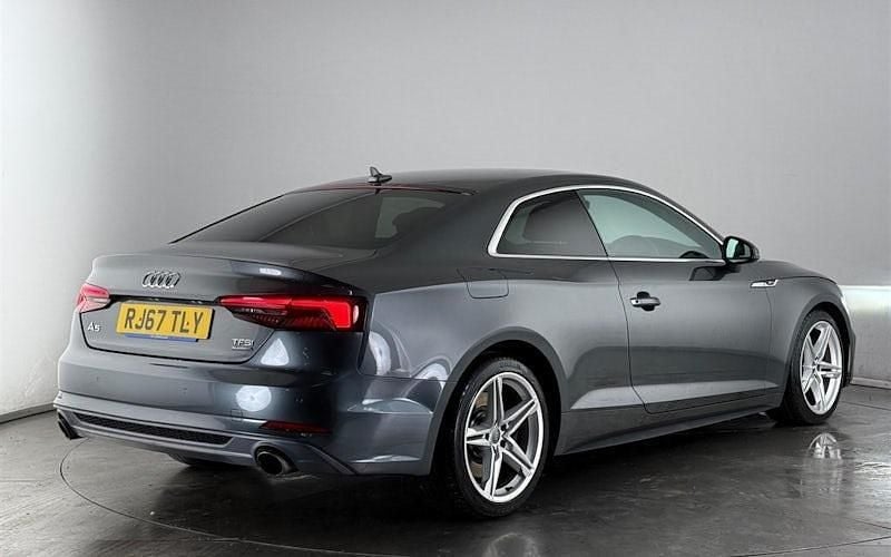 Used Audi A5 S-Line 252 HP (185 kW) 2017 Grey Coupe