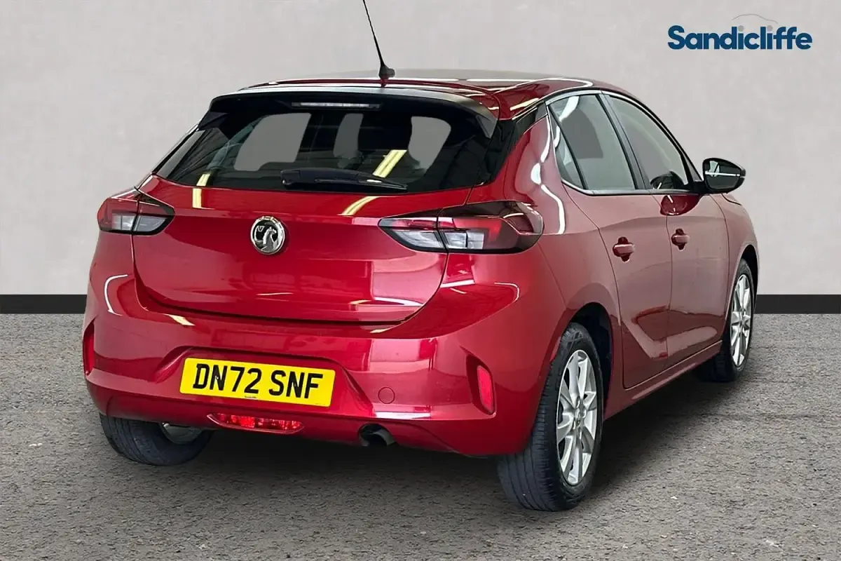 Used Vauxhall Corsa Design Edition 75 HP (55 kW) 2022 Red Hatchback