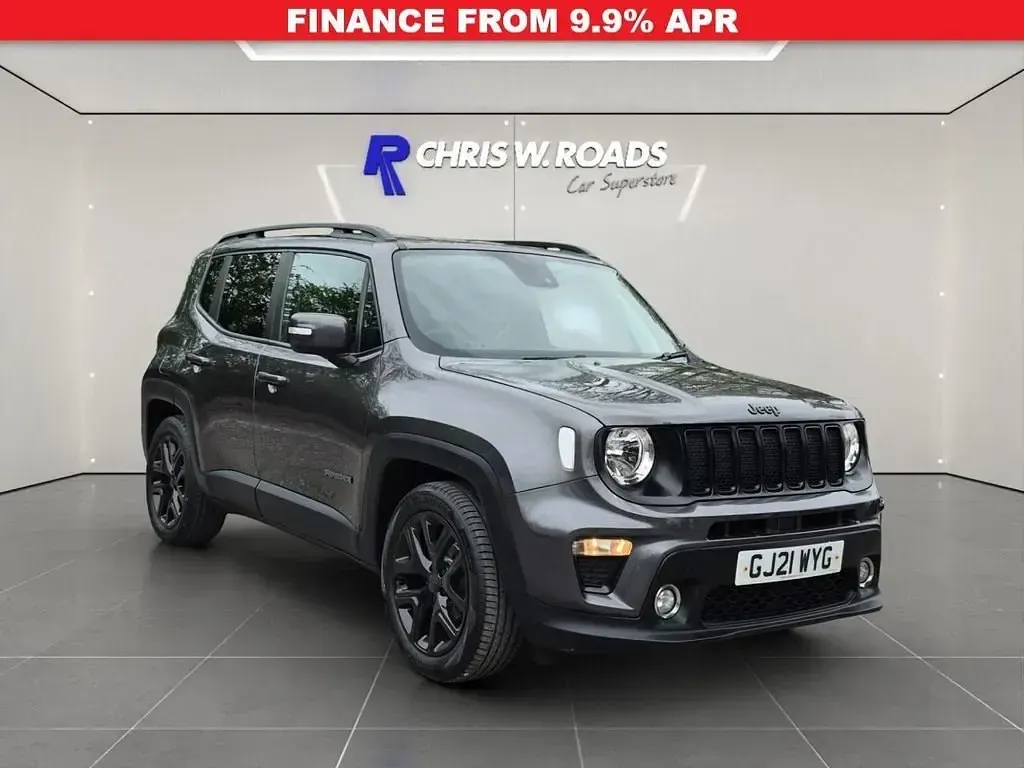 Begagnad Jeep Renegade Night Eagle 120 HK (88 kW) 2021 Grå SUV