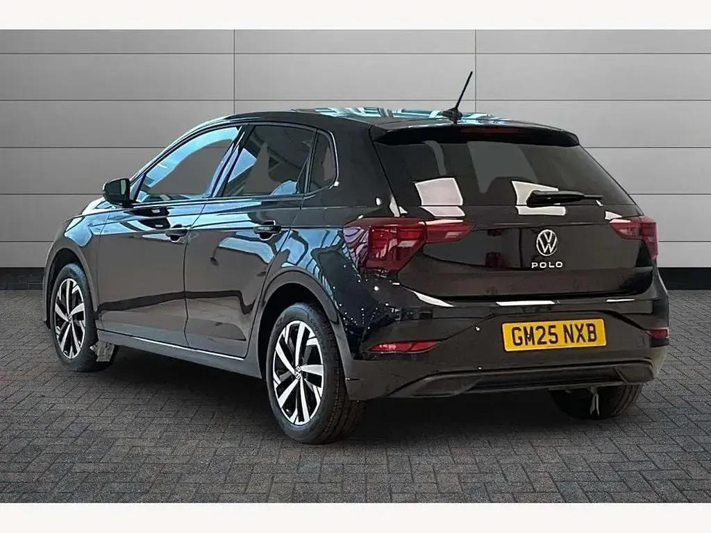 Used VW Polo Match 95 HP (69 kW) 2025 Black Hatchback