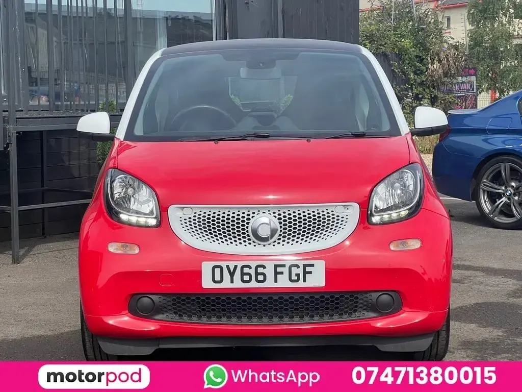 Used Smart ForTwo Coupé Passion 71 HP (52 kW) 2016 Red Coupe
