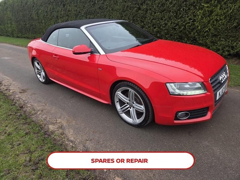Used Audi A5 Cabriolet S-Line 2010 Red Cabriolet