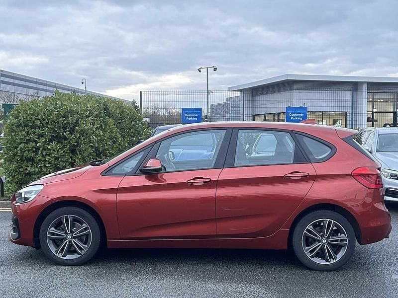 Used BMW 218 Active Tourer Sport Line 138 HP (101 kW) 2019 Orange MPV
