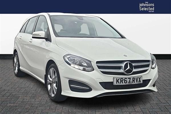 White Used 2017 Mercedes B180 MPV | £8,122 (Good price) - Image 1/4