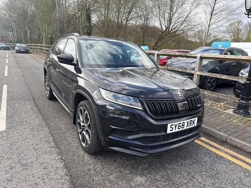 Used Skoda Kodiaq vRS 239 HP (175 kW) 2019 Black SUV