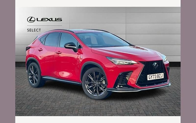 Used Lexus NX450h+ Sport Line 306 HP (225 kW) 2023 Fuji red SUV