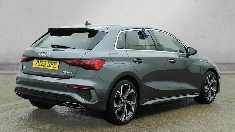 Used Audi A3 Sportback S-Line 110 HP (80 kW) 2022 Grey Hatchback
