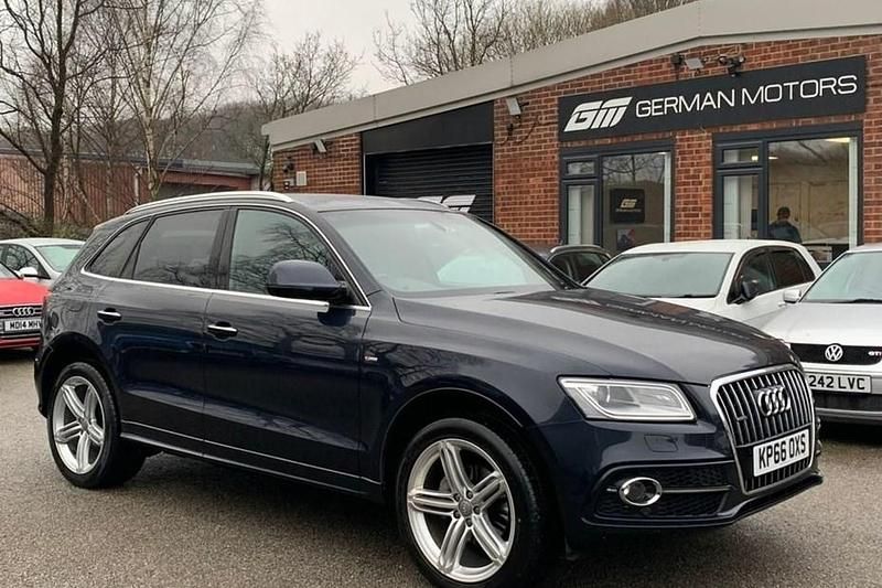 Used Audi Q5 S-line plus 190 HP (139 kW) 2016 Blue SUV