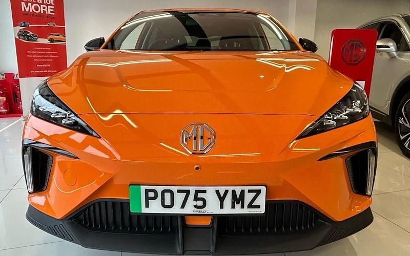 New MG MG4 EV Trophy 150 kW (204 HP) 2025 Orange Hatchback