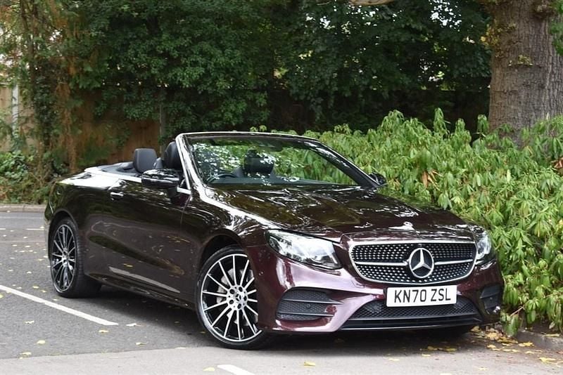 Red Used 2020 Mercedes E400 AMG Line Premium Plus Cabriolet | £32,990 (A bit pricey) - Image 1/4