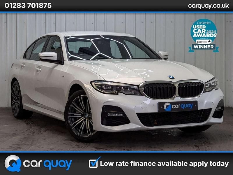 White Used 2019 BMW 330e M Sport Sedan | £18,995 (Fair price) - Image 1/3