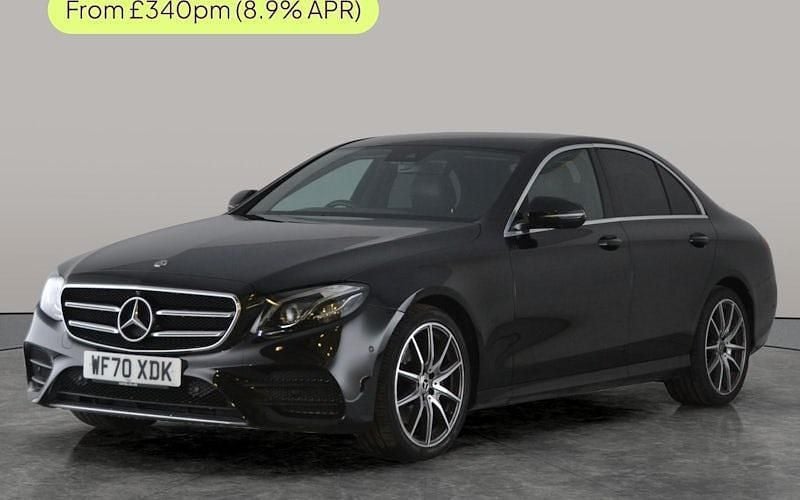 Used Mercedes E200 AMG line 184 HP (135 kW) 2020 Black Sedan