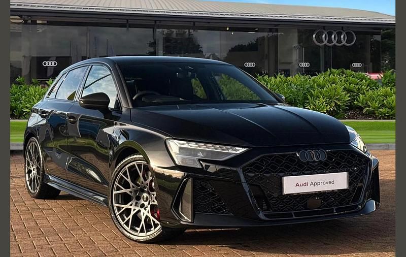 Black Used 2025 Audi RS3 Comfort Sedan | £56,980 - Image 1/4