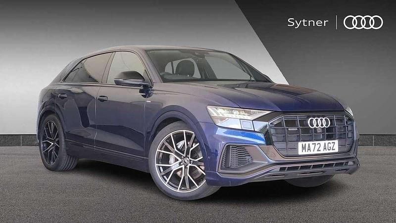 Blue Used 2022 Audi Q8 Black Edition SUV | £47,500 (Fair price) - Image 1/4