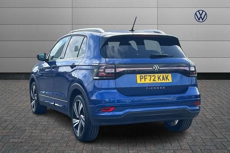 Used VW T-Cross R-line 110 HP (80 kW) 2022 Blue SUV