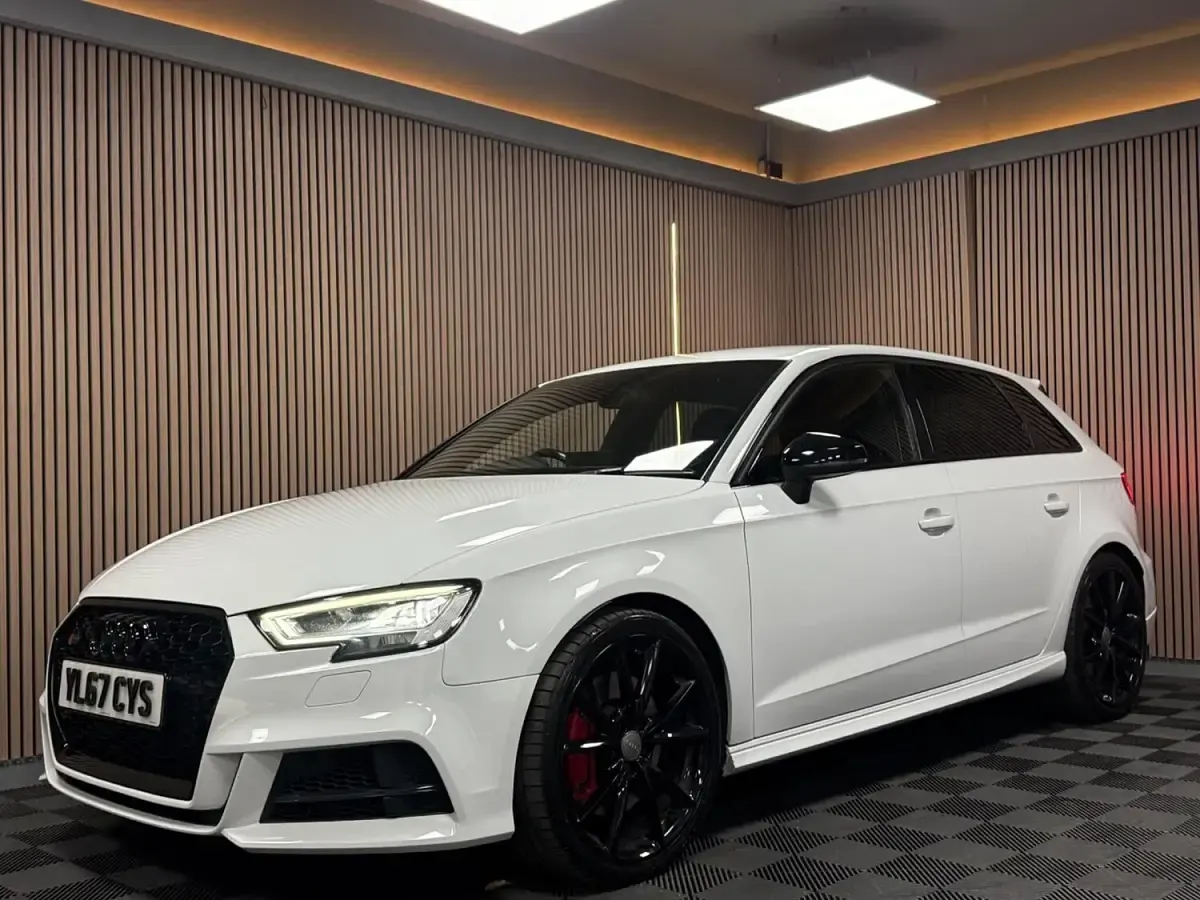 Used Audi S3 Sportback Black Edition 2018 White Hatchback