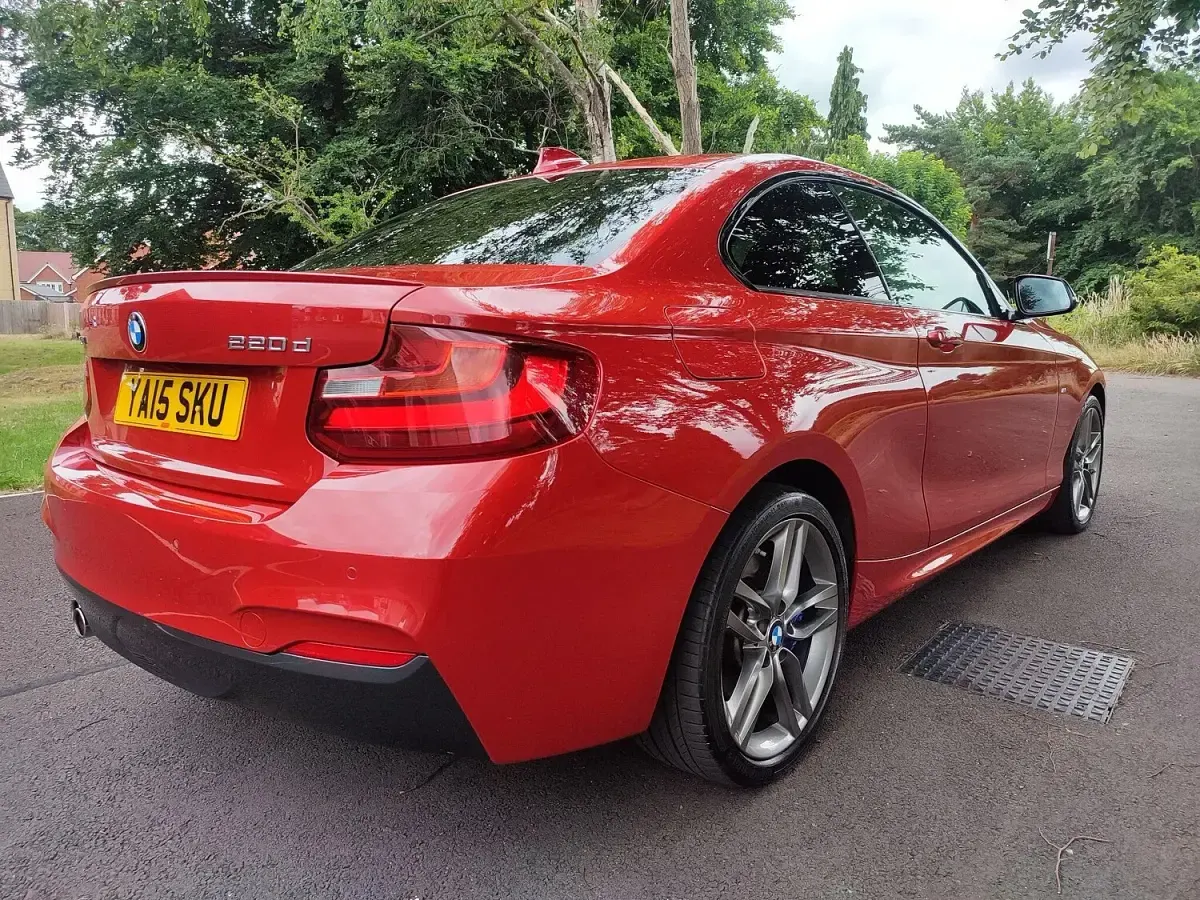 Used BMW 220 M Sport 190 HP (139 kW) 2015 Red Coupe