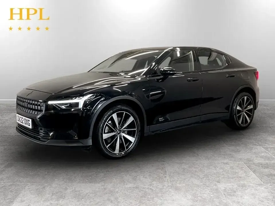 Begagnad Polestar 2 Long Range Single Motor 169 kW (231 HK) 2022 Svart Halvkombi