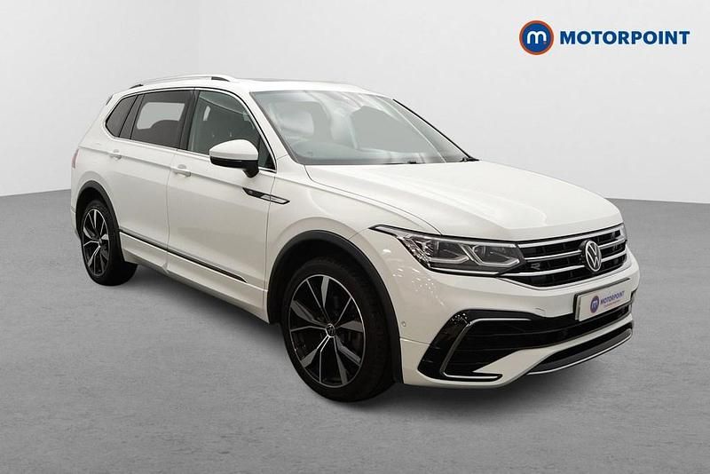 White Used 2022 VW Tiguan Allspace Elegance SUV | £27,399 (Fair price) - Image 1/4