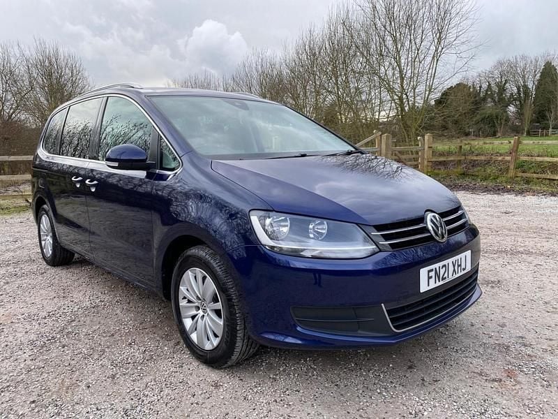 Used VW Sharan SE 150 HP (110 kW) 2021 Blue MPV