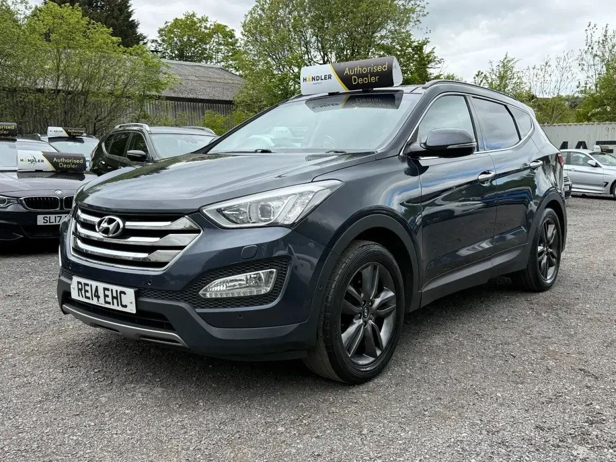Używany Hyundai Santa Fe Premium SE 2014 Niebieski SUV
