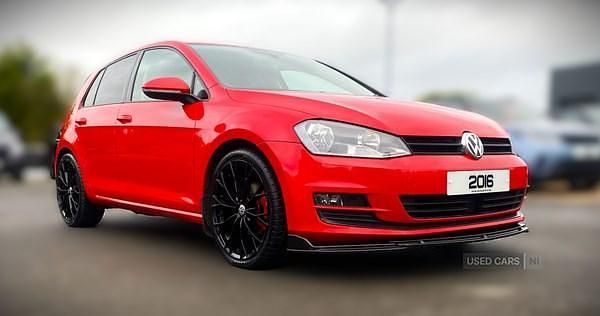 Red Used 2016 VW Golf VII GT Hatchback | £9,980 (Fair price) - Image 1/4