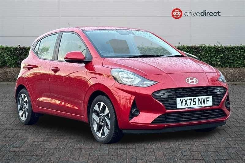 Red New 2025 Hyundai i10 Advanced Hatchback | £15,378 (Fair price) - Image 1/4
