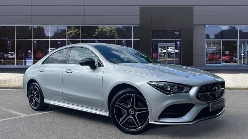 Silver Used 2023 Mercedes CLA250e AMG Line Premium Sedan | £25,650 (Fair price) - Image 1/3