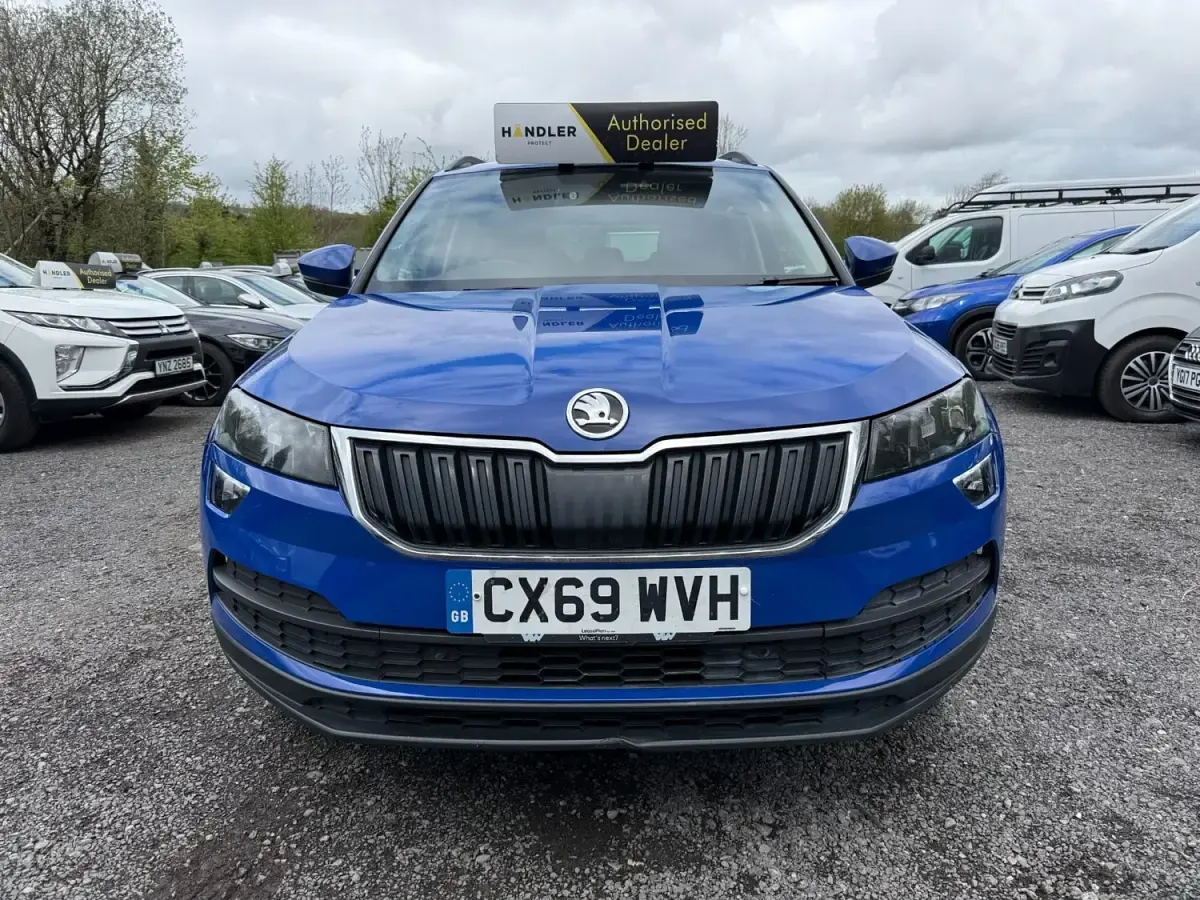 Używany Skoda Karoq SE Technology 116 KM (85 kW) 2019 Niebieski SUV
