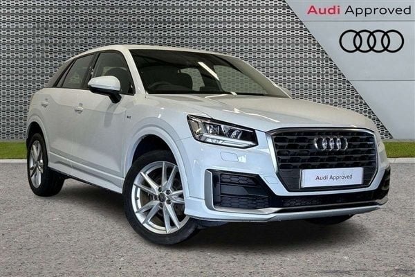 Glacier white, metallic Used 2020 Audi Q2 S-Line SUV | £18,700 (Good price) - Image 1/3