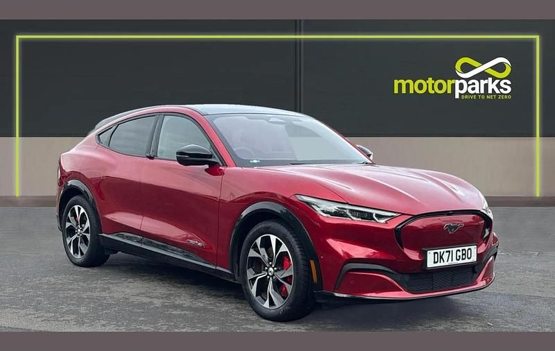 Red Used 2021 Ford Mustang Mach-E Extended Range SUV | £25,750 (Fair price) - Image 1/4