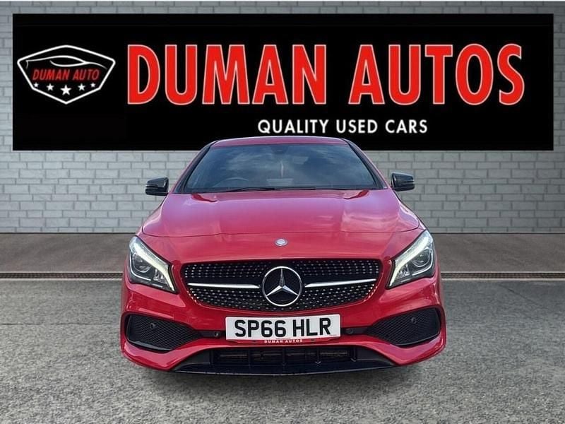 Used Mercedes CLA200 AMG line 136 HP (100 kW) 2016 Red Coupe