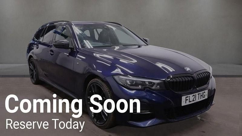 Blue Used 2021 BMW 330 M Sport Estate | £17,995 (Fair price) - Image 1/4