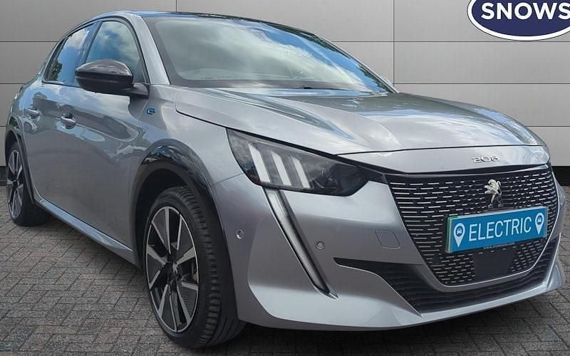 Grey Used 2022 Peugeot e-208 Premium Hatchback | £14,325 (Fair price) - Image 1/4