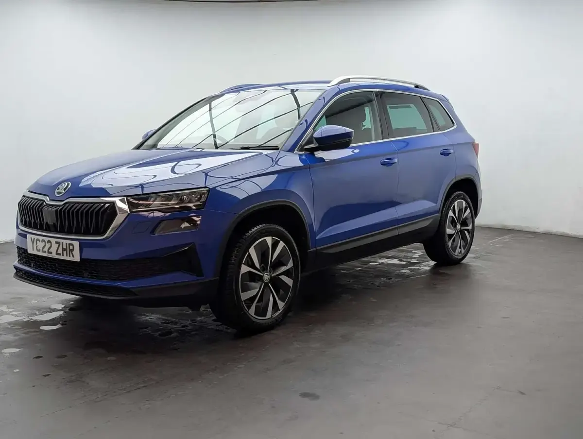 Used Skoda Karoq SE L 150 HP (110 kW) 2022 Blue SUV