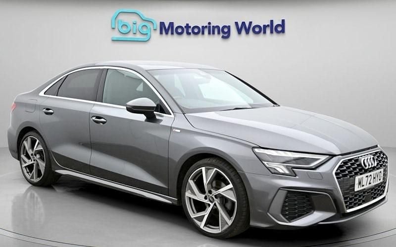 Begagnad Audi A3 S-Line 110 HK (80 kW) 2023 Grå Sedan